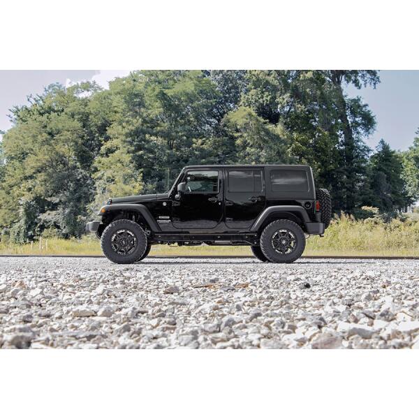 2.5in Suspension Lift Kit with Shock Relocation Brackets for Jeep Wrangler Unlimited JK 2007-2018 - Image 3