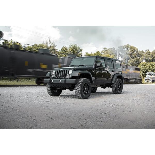 2.5in Suspension Lift Kit with Shock Relocation Brackets for Jeep Wrangler Unlimited JK 2007-2018 - Image 2