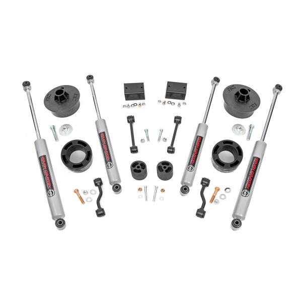2.5in Spacer Lift Kit with N3 Shocks for Jeep Wrangler JL 2018-2023