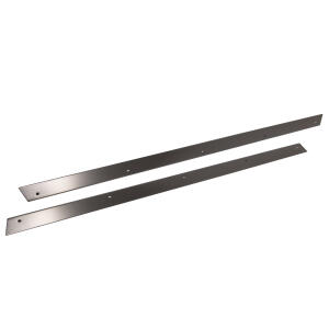Stainless Steel Side Rocker Guards in Black For 1959-1983 Jeep CJ-5