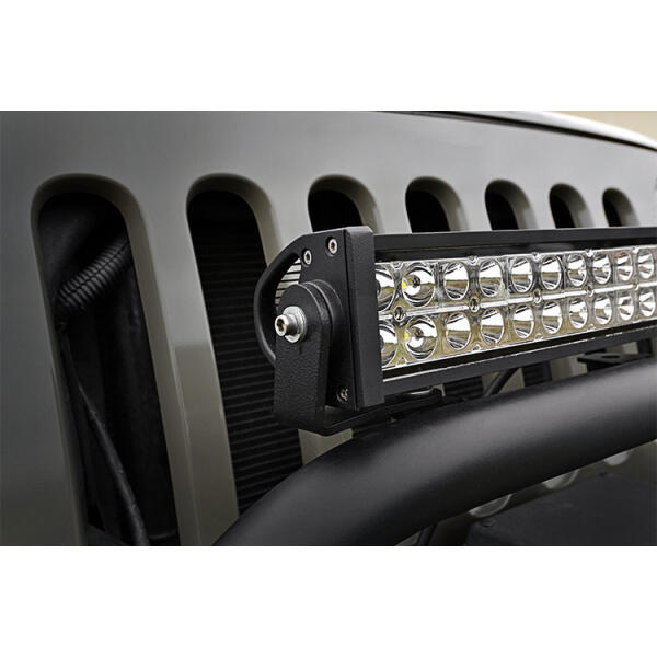 LED Light Mount RC Bumper Hoop 20" for Jeep Cherokee XJ, Comanche MJ, Wrangler JK