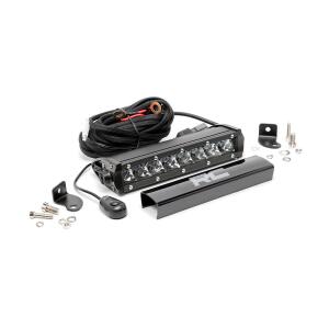 8" CHROME SERIES CREE LED SINGLE ROW LIGHT BAR