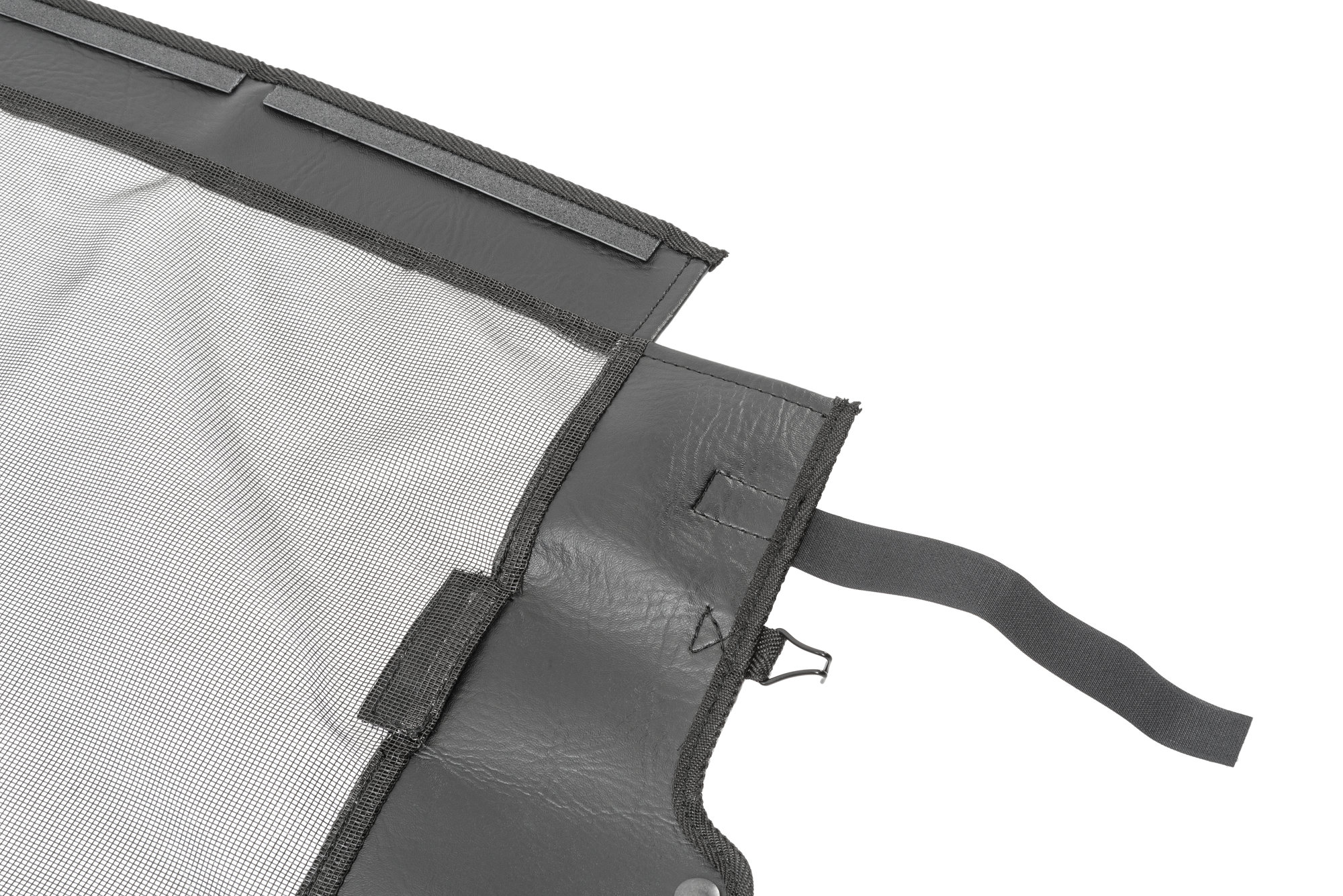 Sun Bonnet Black Vinyl Solid for Jeep Wrangler JL 2018-2023 2-Door - Image 4