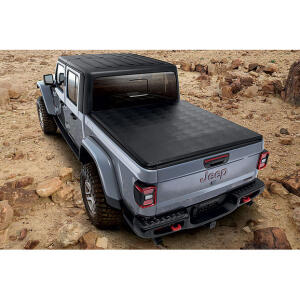 Soft Fold-Up Tonneau Bed Cover for 2020 Jeep Gladiator JT Built Before March of 2020