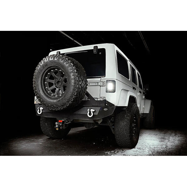 Flush Mount Tail Lights in Standard Red for Jeep Wrangler JK 2007-2018 - Image 4