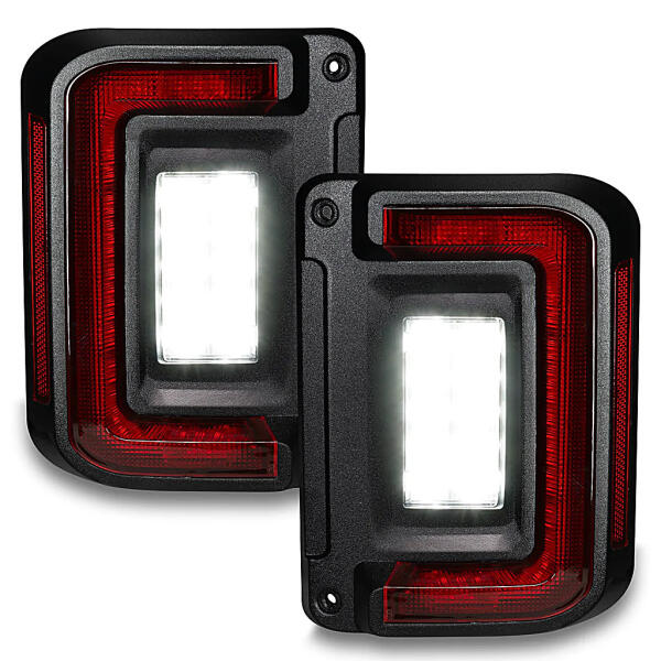 Flush Mount Tail Lights in Standard Red for Jeep Wrangler JK 2007-2018 - Image 7