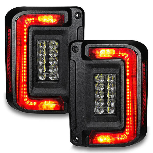 Flush Mount Tail Lights in Standard Red for Jeep Wrangler JK 2007-2018 - Image 6