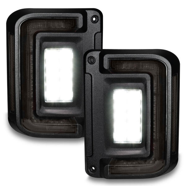 Flush Mount Tail Lights in Standard Red for Jeep Wrangler JK 2007-2018 - Image 10