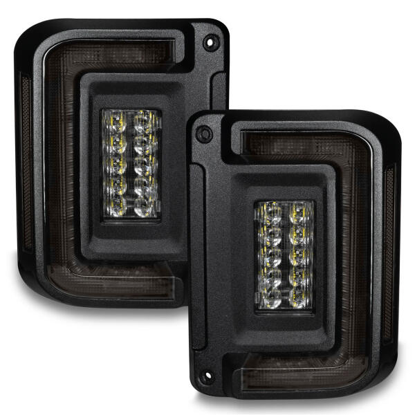 Flush Mount Tail Lights in Standard Red for Jeep Wrangler JK 2007-2018 - Image 11