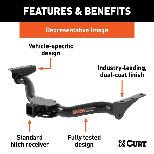 Trailer Hitch Rear For Jeep JT 18-UP, CLASS III WITH 2' RECEI - Image 2