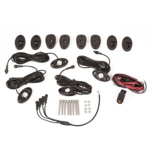 LED ROCK LIGHT KIT, 4 PIECE - WHITE FOR JEEP JK 07-18