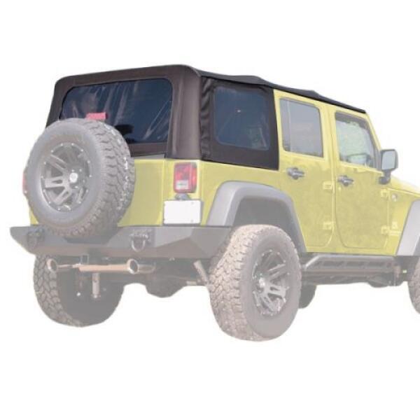XHD Replacement Top W/ Tinted Windows Black Diamond 2007-2009 Wrangler JK (4 Door)