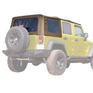 XHD Replacement Top W/ Tinted Windows Khaki Diamond 2007-2009 Wrangler JK (4 Door)