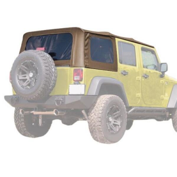 XHD Replacement Top W/ Tinted Windows Khaki Diamond 2007-2009 Wrangler JK (4 Door)