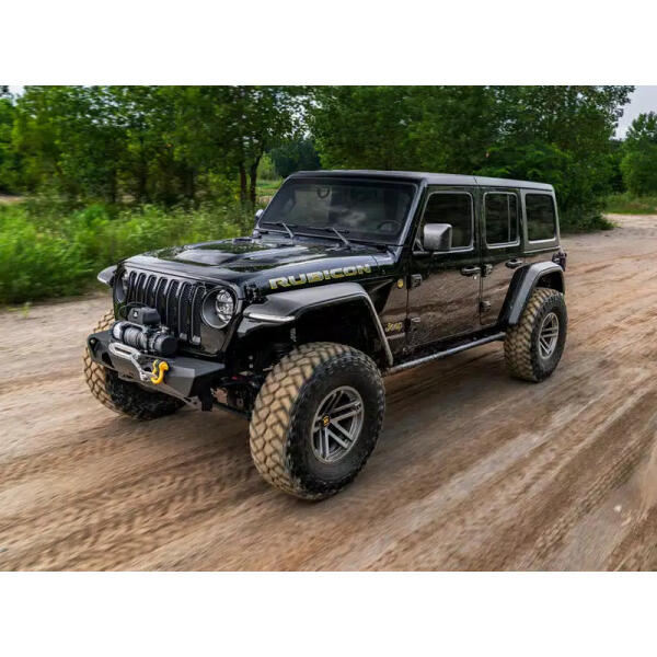 XOR Front Stubby Bumper for Jeep Wrangler JK, JL 2007-2024 and Gladiator JT with Skid Plate - Image 9
