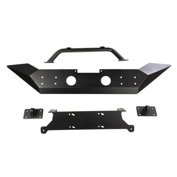 Spartan Front Bumper with High Clearance Ends and Overrider for Jeep Wrangler JK 2007-2018