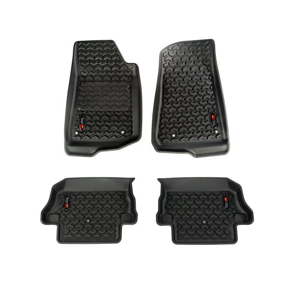 Floor Liners Front and Rear Floor Liners for Jeep Wrangler JL 2018-2024 2-Door