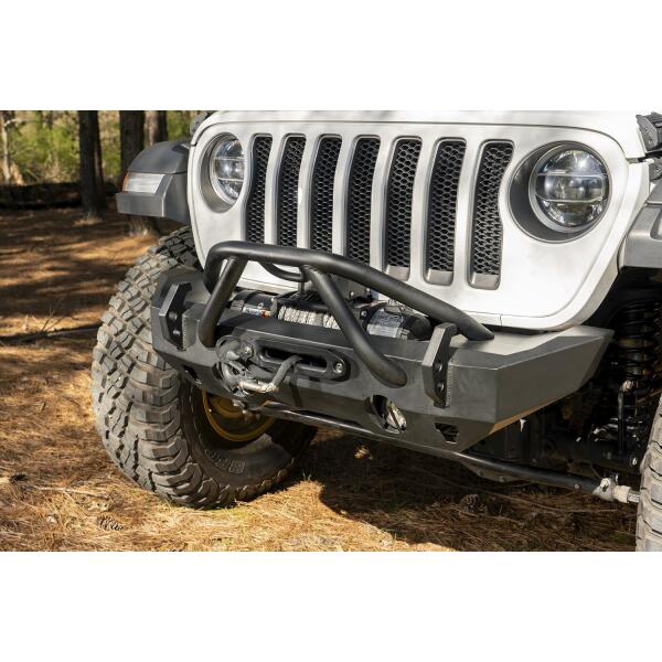 HD Stubby Front Bumper for Jeep Wrangler JL, JK 2007-2024 and Gladiator JT - Image 12