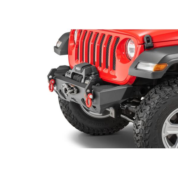 HD Stubby Front Bumper for Jeep Wrangler JL, JK 2007-2024 and Gladiator JT - Image 3
