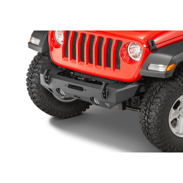 HD Stubby Front Bumper for Jeep Wrangler JL, JK 2007-2024 and Gladiator JT - Image 2