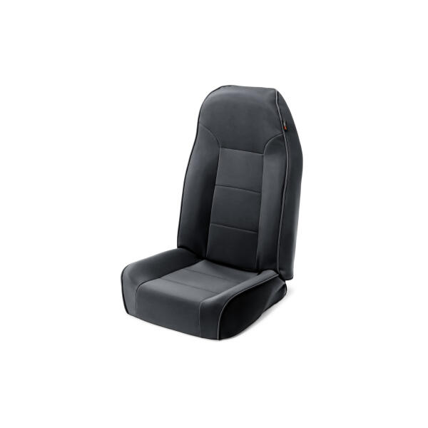 High-Back Bucket Seat in Black Vinyl for 76-02 Jeep CJ, YJ and TJ