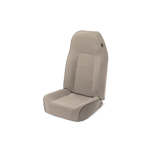 High-Back Bucket Seat in Charcoal Gray for 76-02 Jeep CJ, YJ and TJ