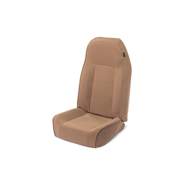 High-Back Bucket Seat in Tan for 76-02 Jeep CJ, YJ and TJ