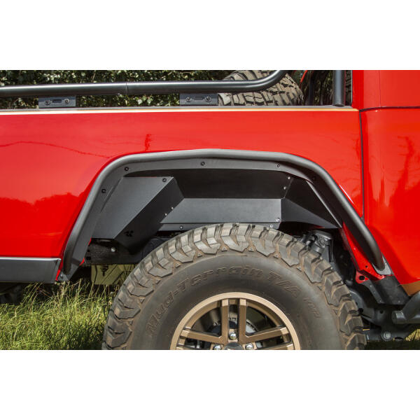 Aluminum Inner Fender Flare Liners Rear Liners for Jeep Gladiator JT 2020-2024