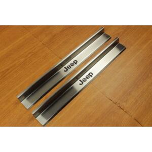 Door Entry Guard Pair Stainless Steel 2007-2017 Jeep Wrangler JK