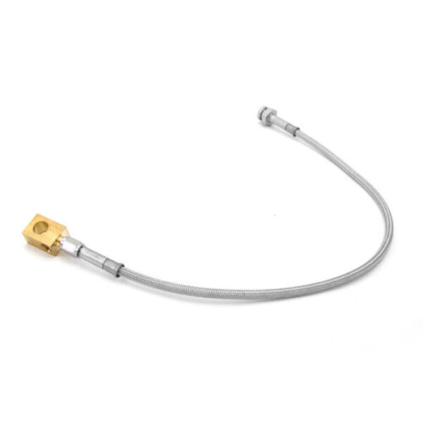Front Brake Hoses Stainless Steel Drum For 66-71Jeep CJ5/CJ6