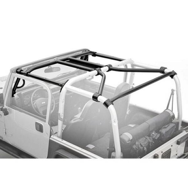 SRC Roll Cage Smittybilt Kit 7 Piece for 1997-2006 Jeep Wrangler TJ