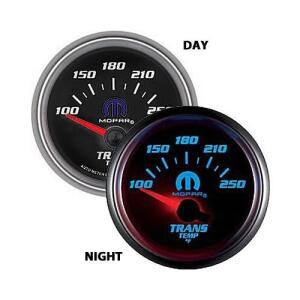 Transmission Temperature Gauge Short Sweep Electronic 2 1/16" Black Dial 100-260 F Range