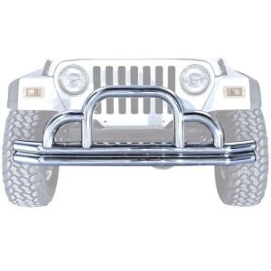 DEFENDER FRONT BUMPER STAINLESS STEEL 55-06 JEEP CJ/WRANGLER YJ/TJ
