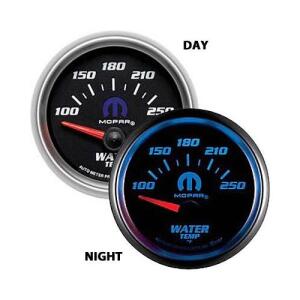 Water Temperature Gauge Short Sweep Electronic 2 1/16" Black Dial 100-250 F Range