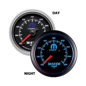 Water Temperature Gauge Full Sweep Electronic 2 1/16" Black Dial 100-260 F Range