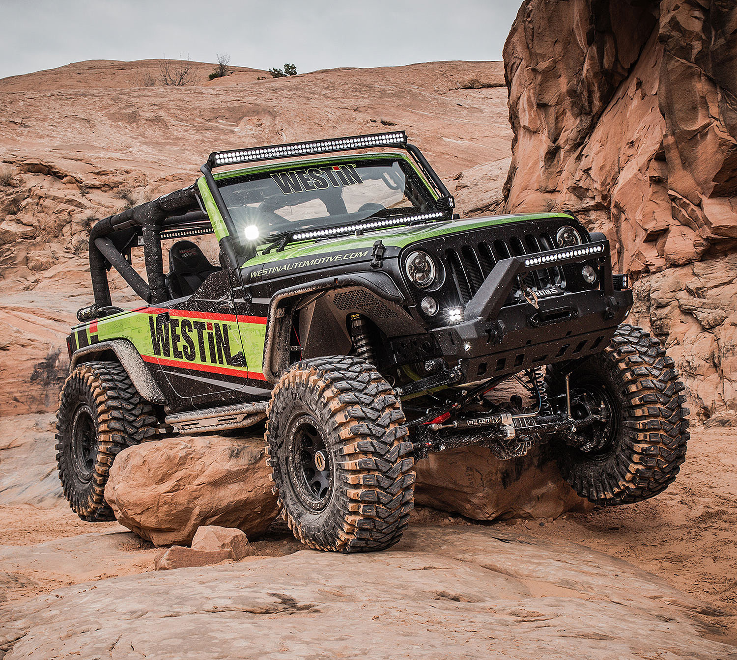 Triple Tube Rock Rails for Jeep Wrangler JK Unlimited 2007-2018 2-Door - Image 6