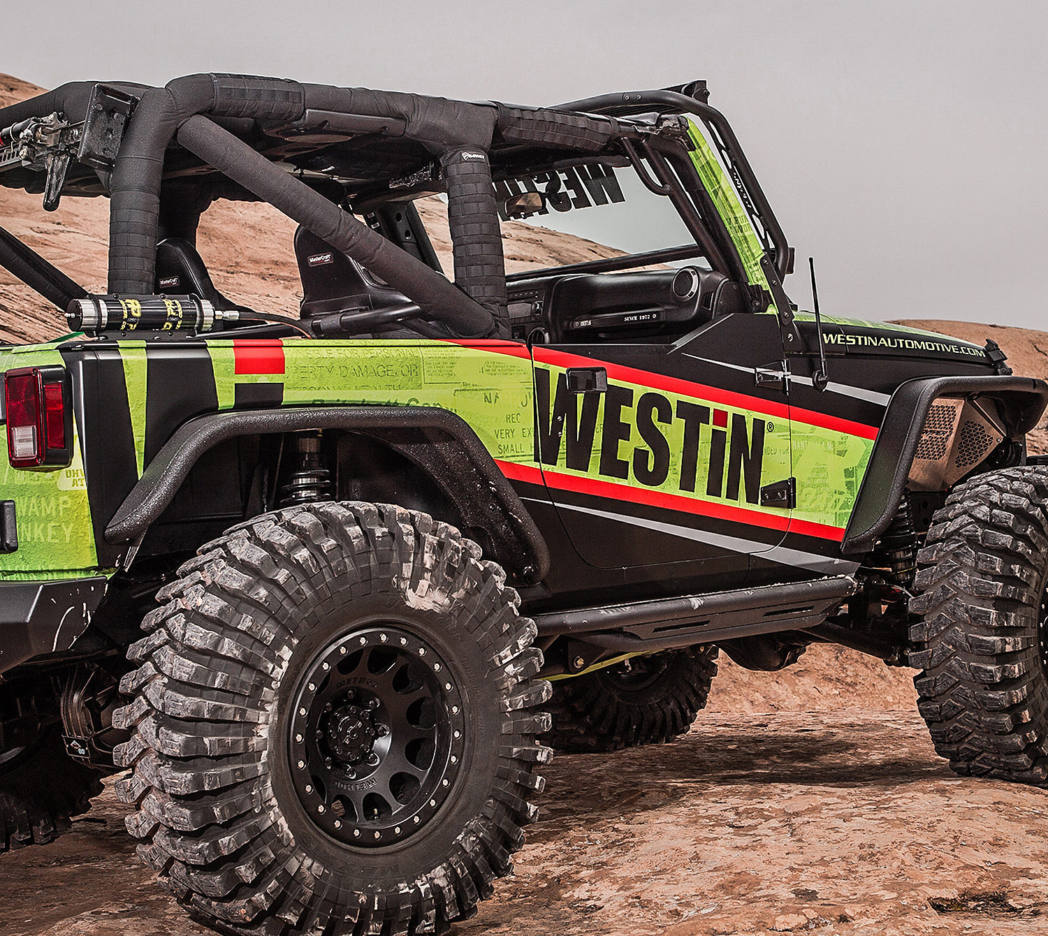 Triple Tube Rock Rails for Jeep Wrangler JK Unlimited 2007-2018 2-Door - Image 7