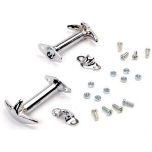 Hood Latches 1941-1995 Jeep CJ2 Jeep CJ3 Jeep CJ5 Jeep CJ6 Jeep CJ7 Jeep Wrangler YJ (Chrome