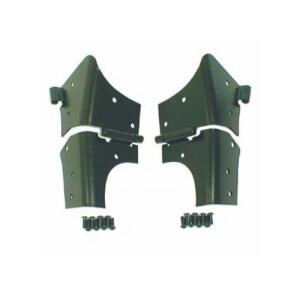 WINDSHIELD HINGES BLACK 97-06 JEEP WRANGLER TJ