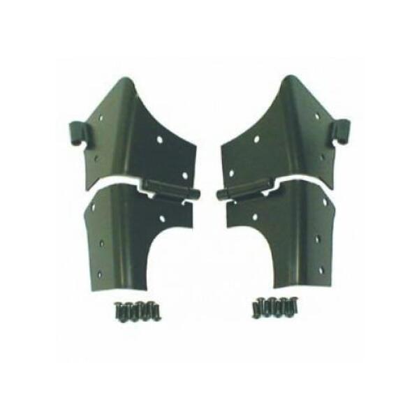 WINDSHIELD HINGES BLACK 97-06 JEEP WRANGLER TJ