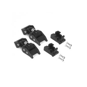 HOOD CATCHES BLACK ALUMINUM 97-06 JEEP WRANGLER TJ