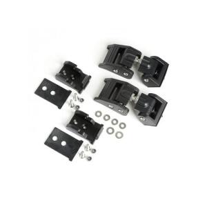 HOOD CATCHES TEXTURED BLACK 97-06 JEEP WRANGLER TJ