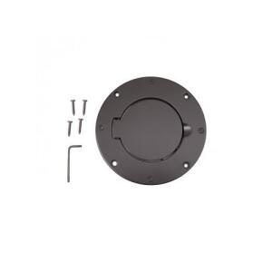 NON-LOCKING GAS CAP DOOR BLACK 97-06 JEEP WRANGLER TJ