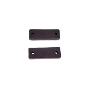 Winch Mounting Spacers For Warn Power Plant Winch Products Textured Black 2007-2017 Jeep Wrangler JK and Unlimited