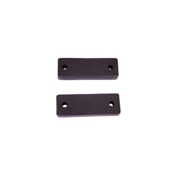 Winch Mounting Spacers For Warn Power Plant Winch Products Textured Black 2007-2017 Jeep Wrangler JK and Unlimited