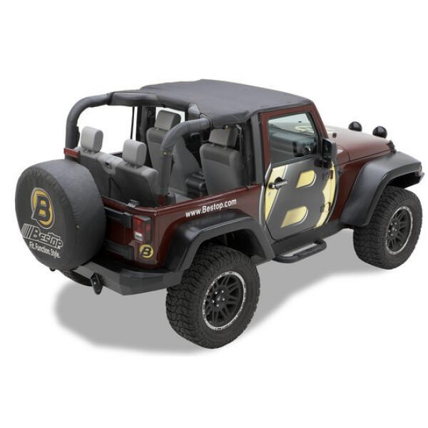 Header Bikini Top for Jeep Wrangler JK 2010-2018 2 Door