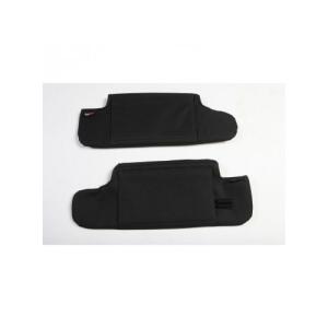 PAIR SUN VISOR ORGANIZERS BLACK 10-16 JEEP WRANGLER JK & UNLIMITED