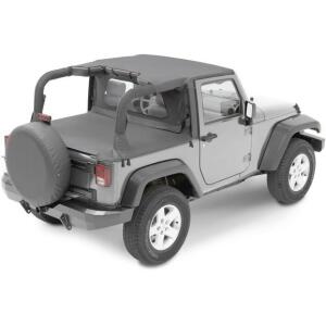 Bikini, Duster and Windjammer Summer Combo for 10-18 Jeep Wrangler JK 2 Door with Factory Soft Top