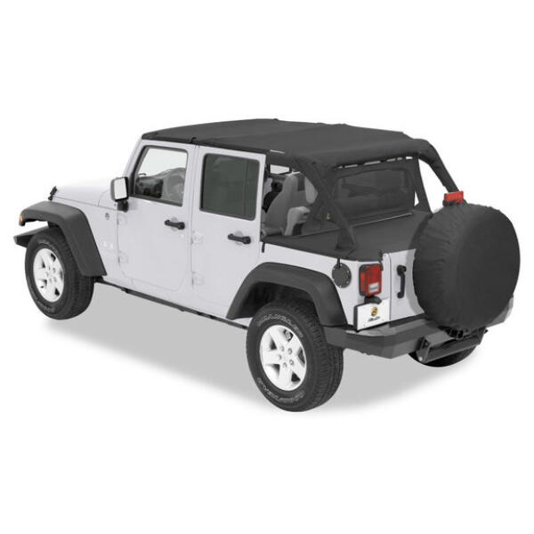 Safari Bikini, Duster and Windjammer Summer Combo for 10-18 Jeep Wrangler Unlimited JK 4 Door with Factory Soft Top