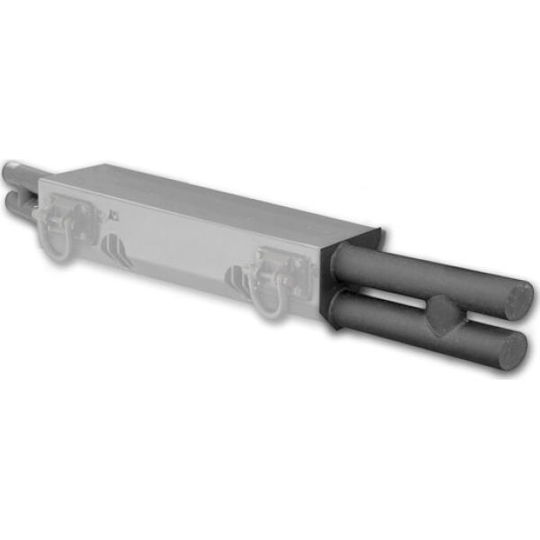 XHD Bumper Tube Ends in Black for Jeep Wrangler JK 2007-2018